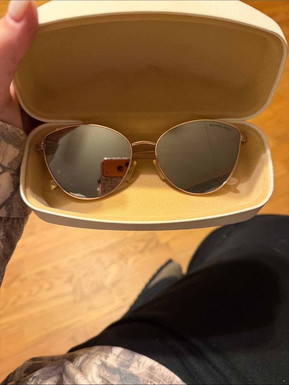 Michael Kors Gold Frame Women's Sunglasses